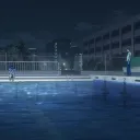 the pool