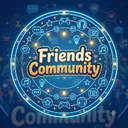𝐅𝐫𝐢𝐞𝐧𝐝𝐬 𝐂𝐨𝐦𝐦𝐮𝐧𝐢𝐭𝐲 Discord server icon