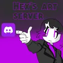 ⁅𝐇𝐞𝐱'𝐬⁆—⁅𝐚𝐫𝐭⁆—⁅𝐬𝐞𝐫𝐯𝐞𝐫⁆ discord icon