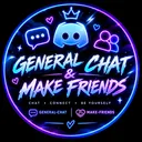 💬・general-chat • 🤝・make-friends Discord server icon