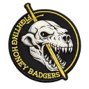 Fighting Honey Badgers