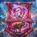 Pink Sparkly Unicorns MK II