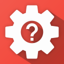 Red - Cog Support icon