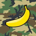 camouflaged banana