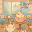 Fluffy Cat Café Discord Server Icon