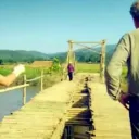 crude suspension bridge to Venezuela