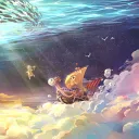 Flying home