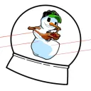 frosty's snow globe