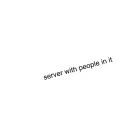 server with people in it