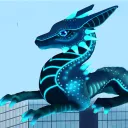The Official Blue Dragon on the Skycraper server