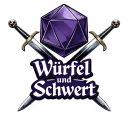 Würfel und Schwert