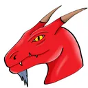 Roter Drache