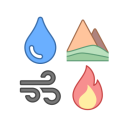 Elemental icon