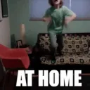 at home