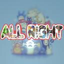 All Right | Anime ⭑ Social Discord Server Icon