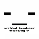 sampletext server thingy.