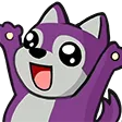 Wolf Emotes (Pink)