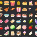 emotes 1 Food Discord Server Icon