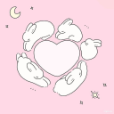 bunny paradise ⋆ stickers ⋆ emojis ⋆ chill