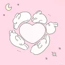 bunny paradise ⋆ stickers ⋆ emojis ⋆ chill