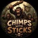 Chimps with Sticks