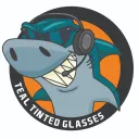 Teal Tinted Glasses