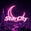 StarCity・Social・Memes・Sing・Gaming・VC・Art・EGirl・Active・Chat・Friends - E for Everyone! Discord server profile picture