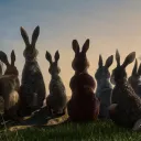 Black Bunny Army of the Game Worlds