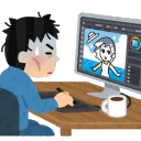 小田さんの作業部屋