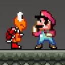 Mario Combat Speedrunning
