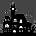 Evil Magic House in the woods at night very scary so so scary. (TURBO SPOOKY) Darkness