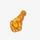 Puesto de nuggets, medialunas y chimichangas