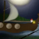 Friendly longboat of grims