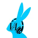 Happy Blue Rabbit