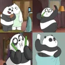 ♡•`giant panda family`•◜♡