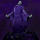 Spooky scary skull servants