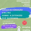 Espaço de formação - MUP FURG