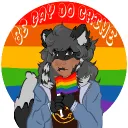 Be Gay Do Crime || LGBTQ+ Serv... Discord Server Icon