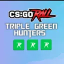Triple Green Jackpot Hunters (Csgoroll)