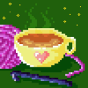 ☕Coffee and Crochet🧶 Discord Server Logo