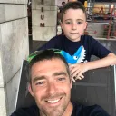 Father and sons gaming