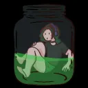 pickles in a jar
