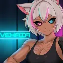 Neon Cyberian city