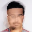 Mixed race man waiting room