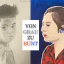 Kunstausstellung "Von Grau zu Bunt"