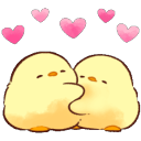 Soft & Cute Chick Emotes Discord Server Icon