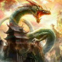 Golden crowned house Server Icon