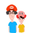 Old Nintendo Gamer & Son