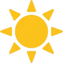 sol de amarelo