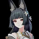Kohi's Miyabi in Blue and Black Dress